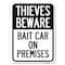 Signmission Safety Sign, 18 in Height, Aluminum, 22821 A-1824-22821 - alternate 1